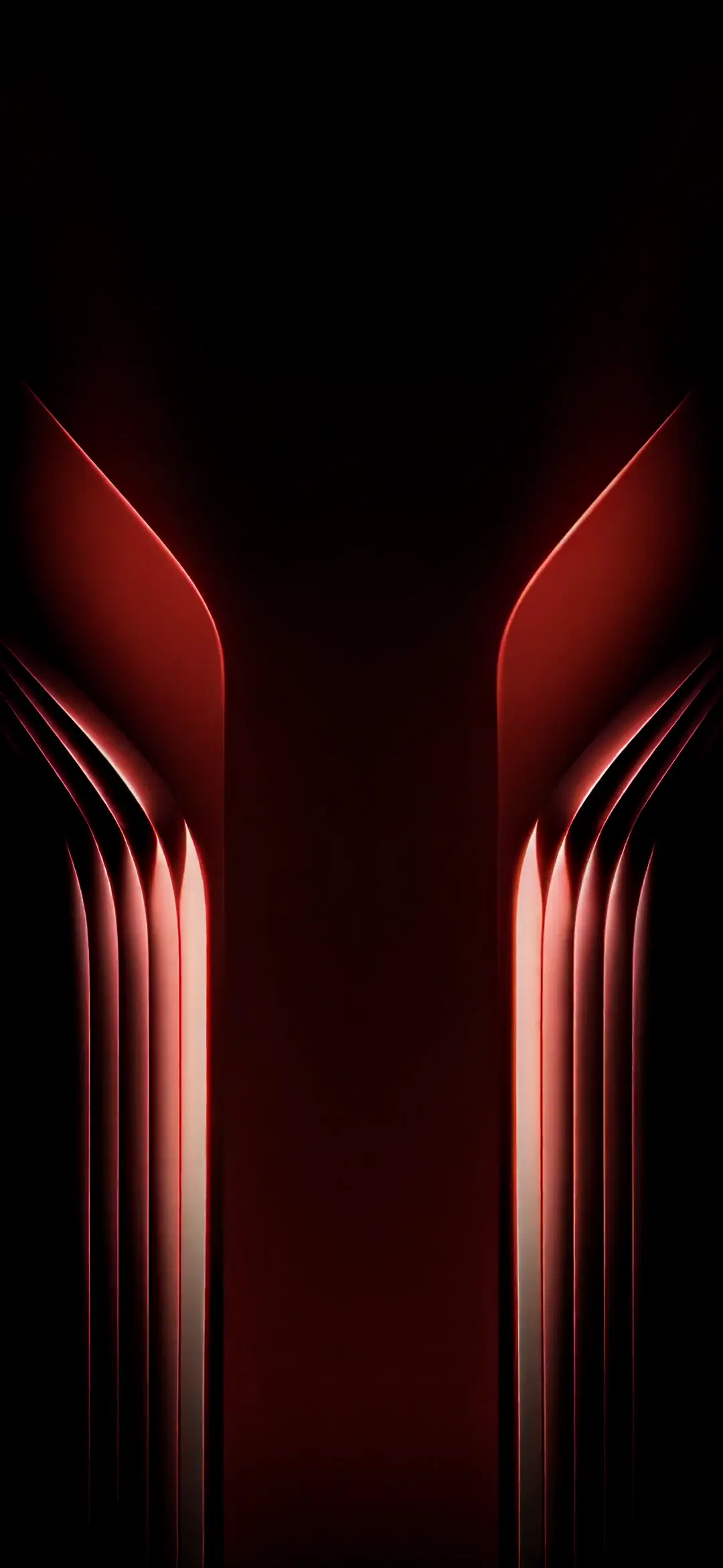 Crimson Abstract Glow Dynamic Live Wallpaper in 4K