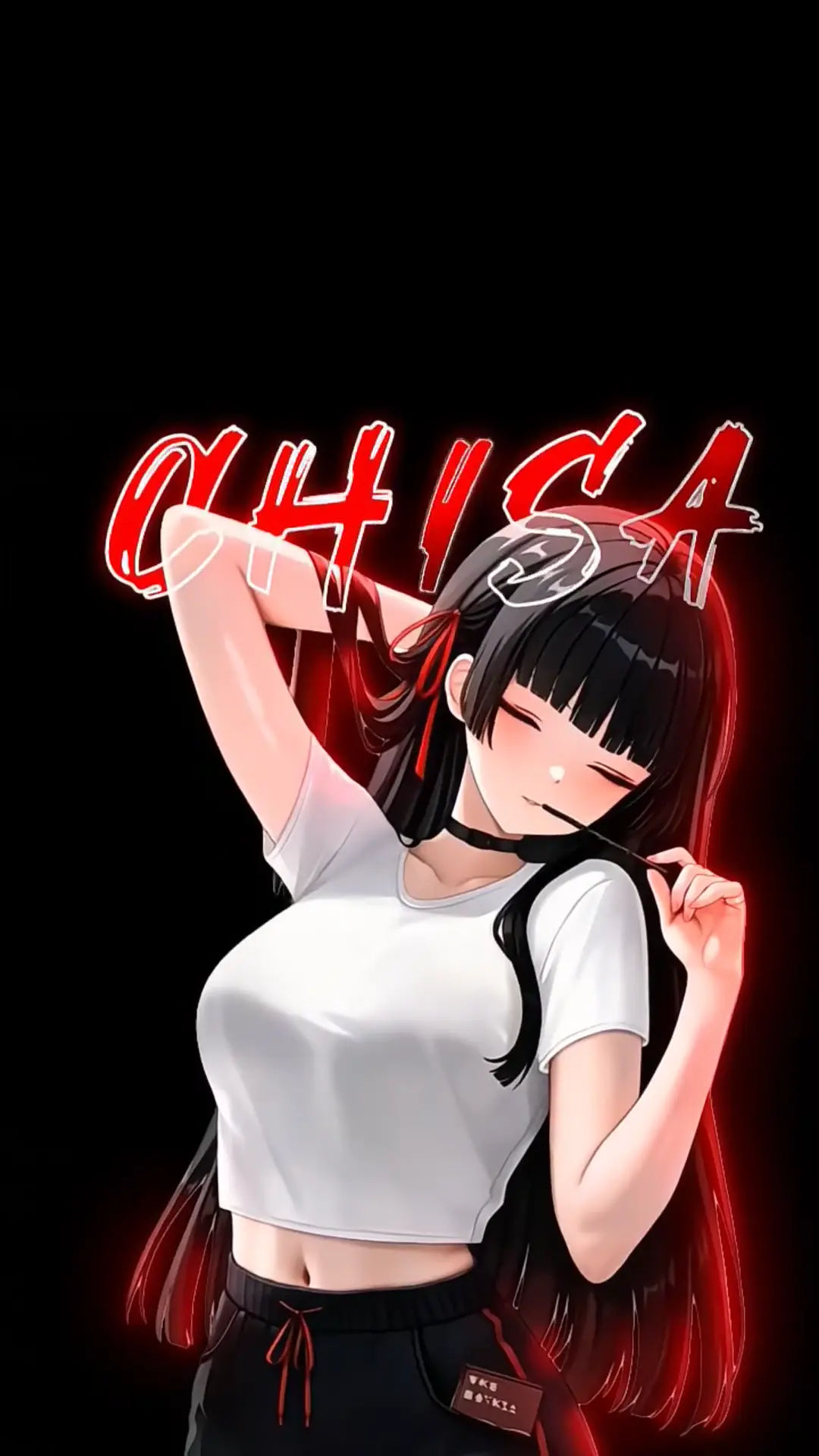 Amoled Chisa Wuthering Waves Anime Girl Wallpaper