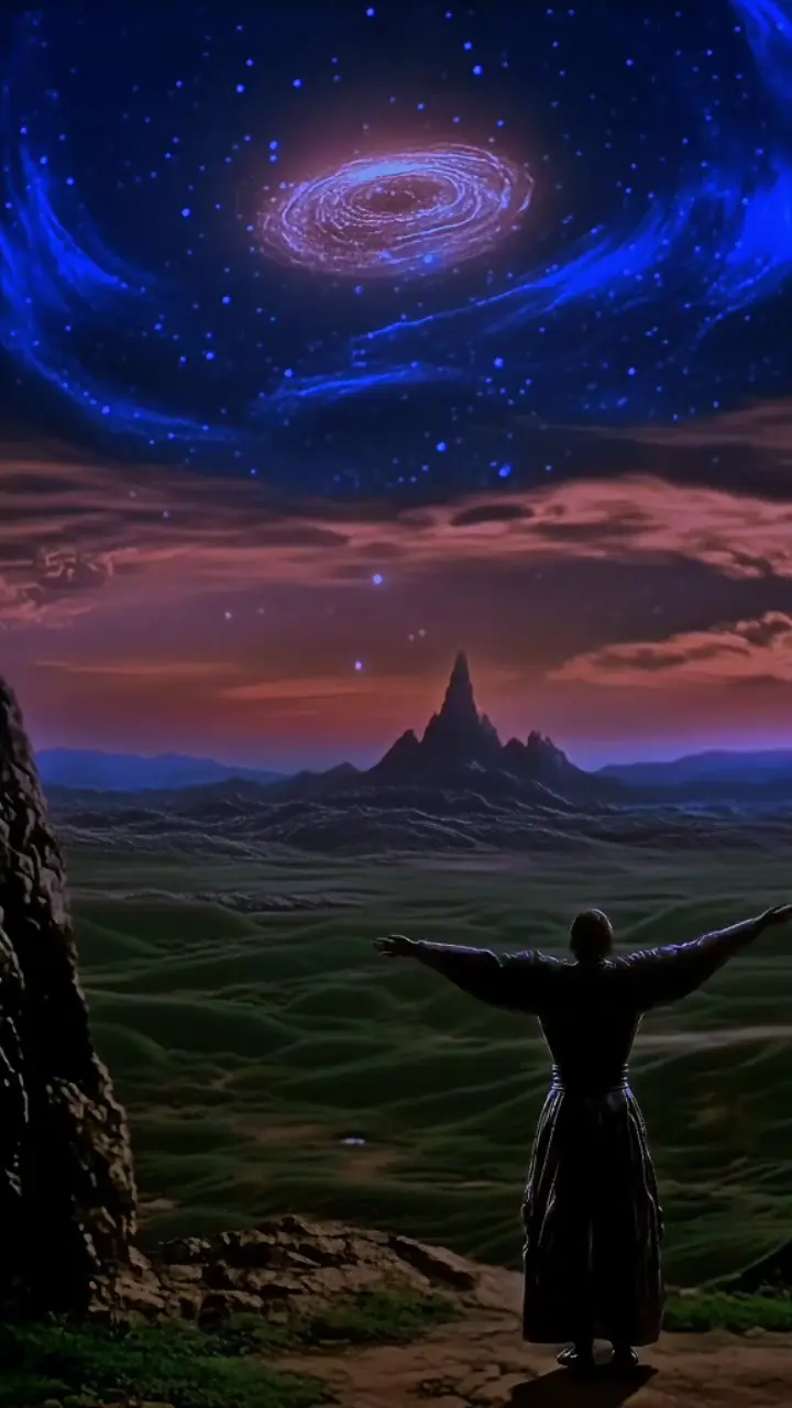 Epic Fantasy Galaxy Ritual 4K Live Wallpaper