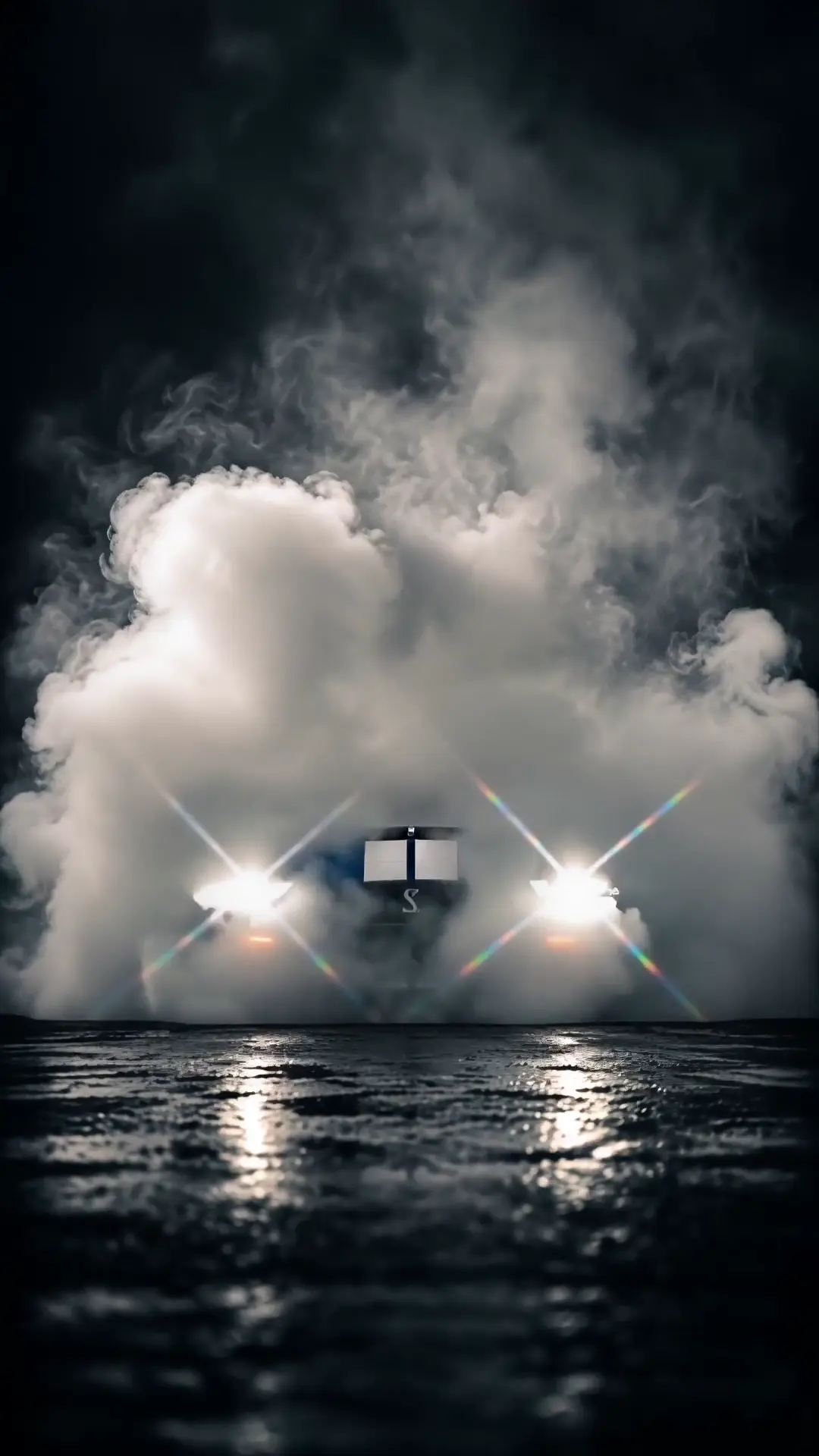 Ford Mustang in Atmospheric Smoke Live Wallpaper