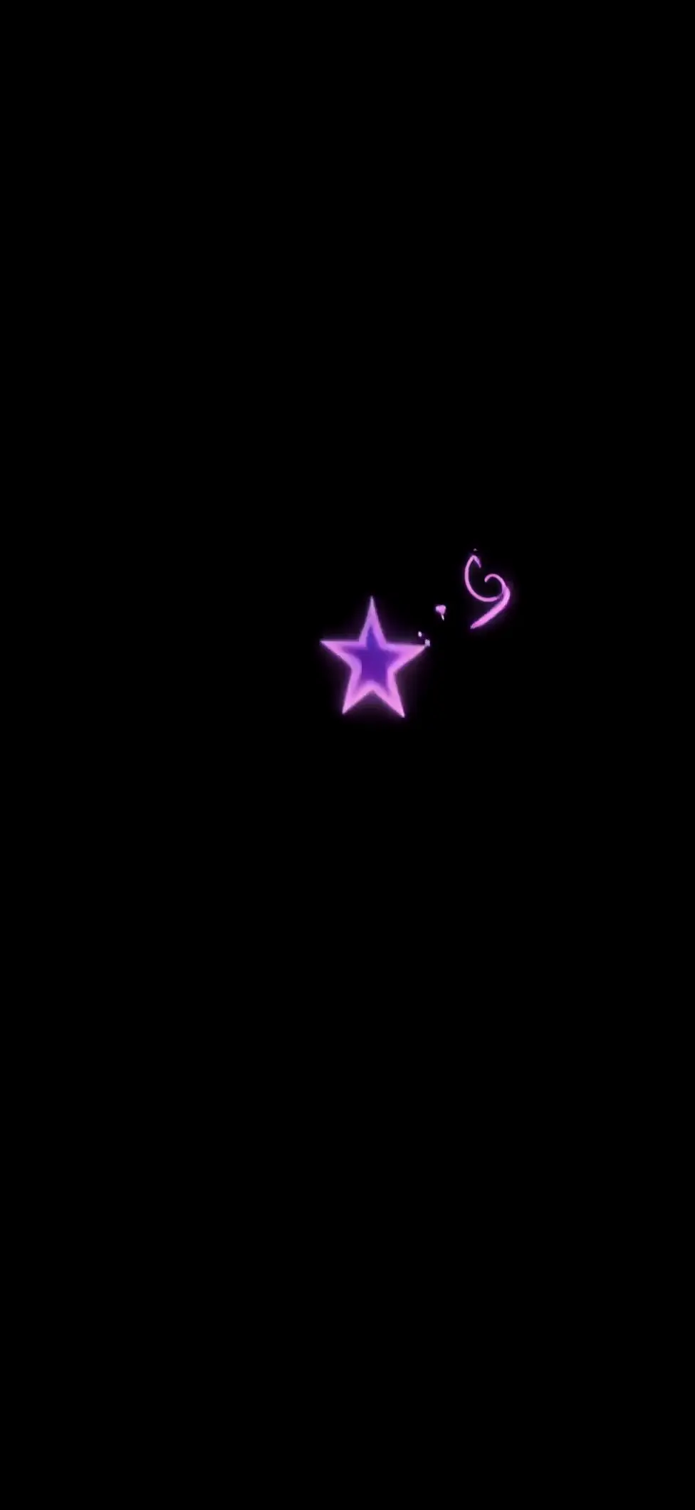 Purple Frutiger Aero Star Abstract Live Wallpaper 4K