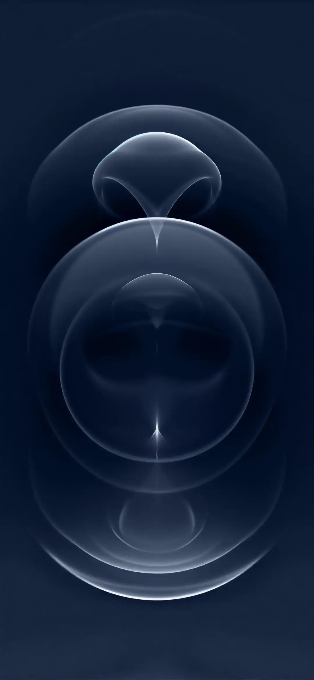 Blue Abstract Waves Live Wallpaper for iPhone