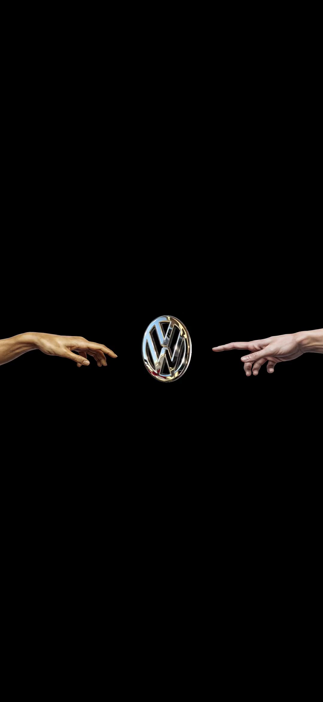 Volkswagen Creation Hands Minimalist Wallpaper