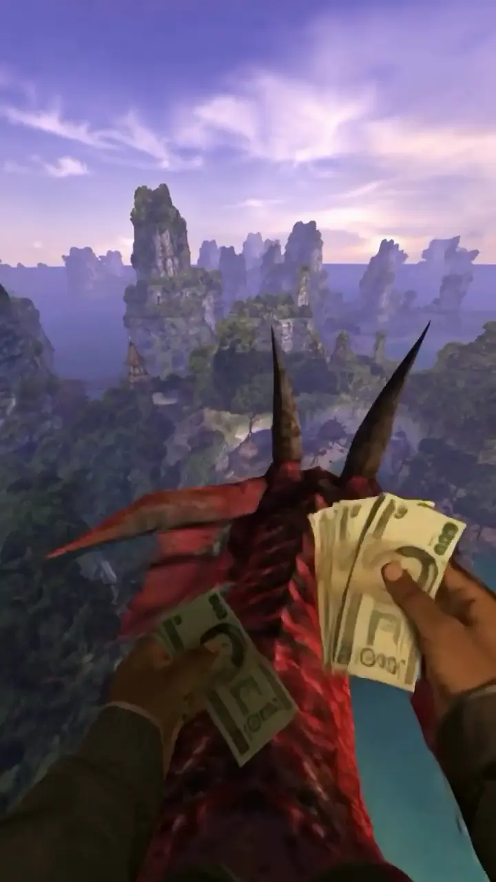 Majestic Animated Dragon Flying Fantasy 4K Wallpaper