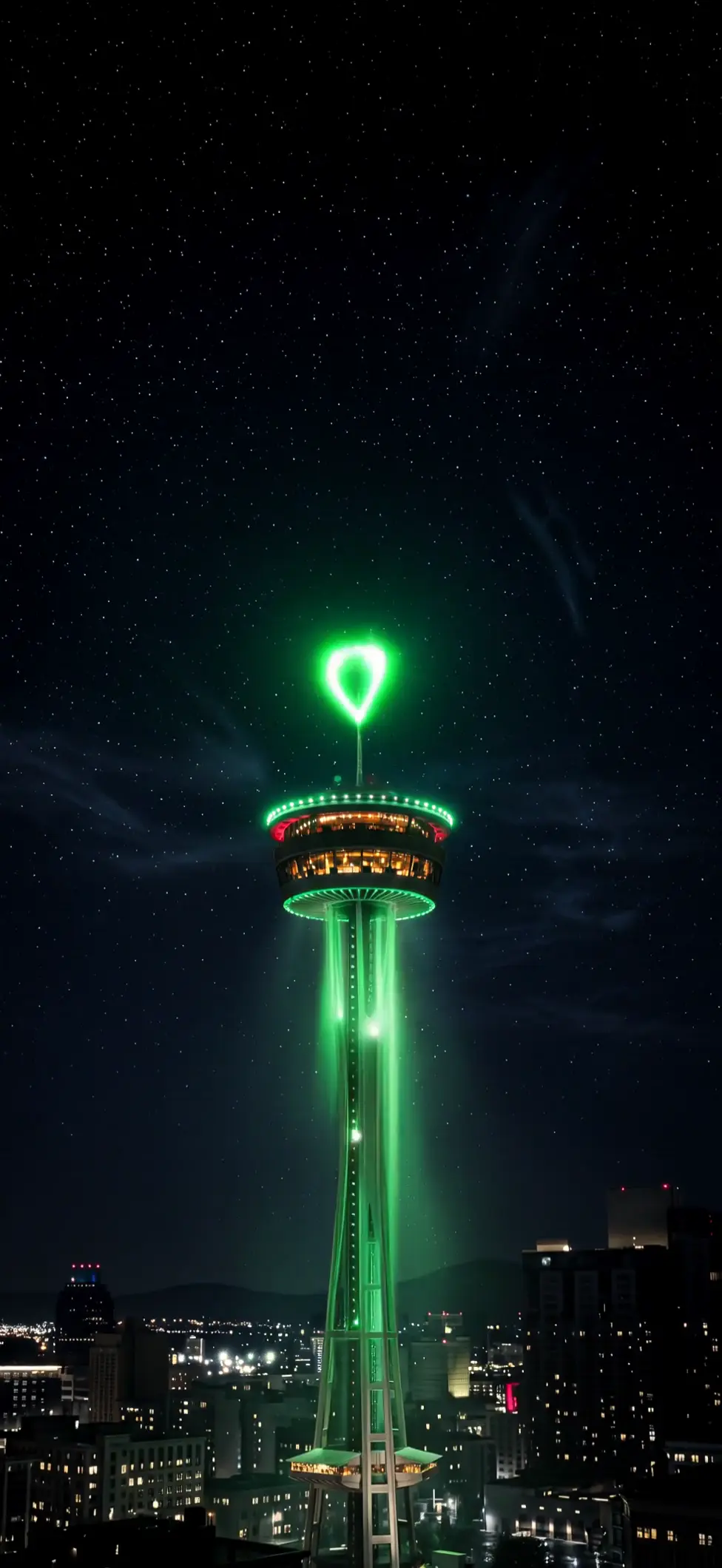 Alien Invasion Neon 4K Live Wallpaper for Mobile