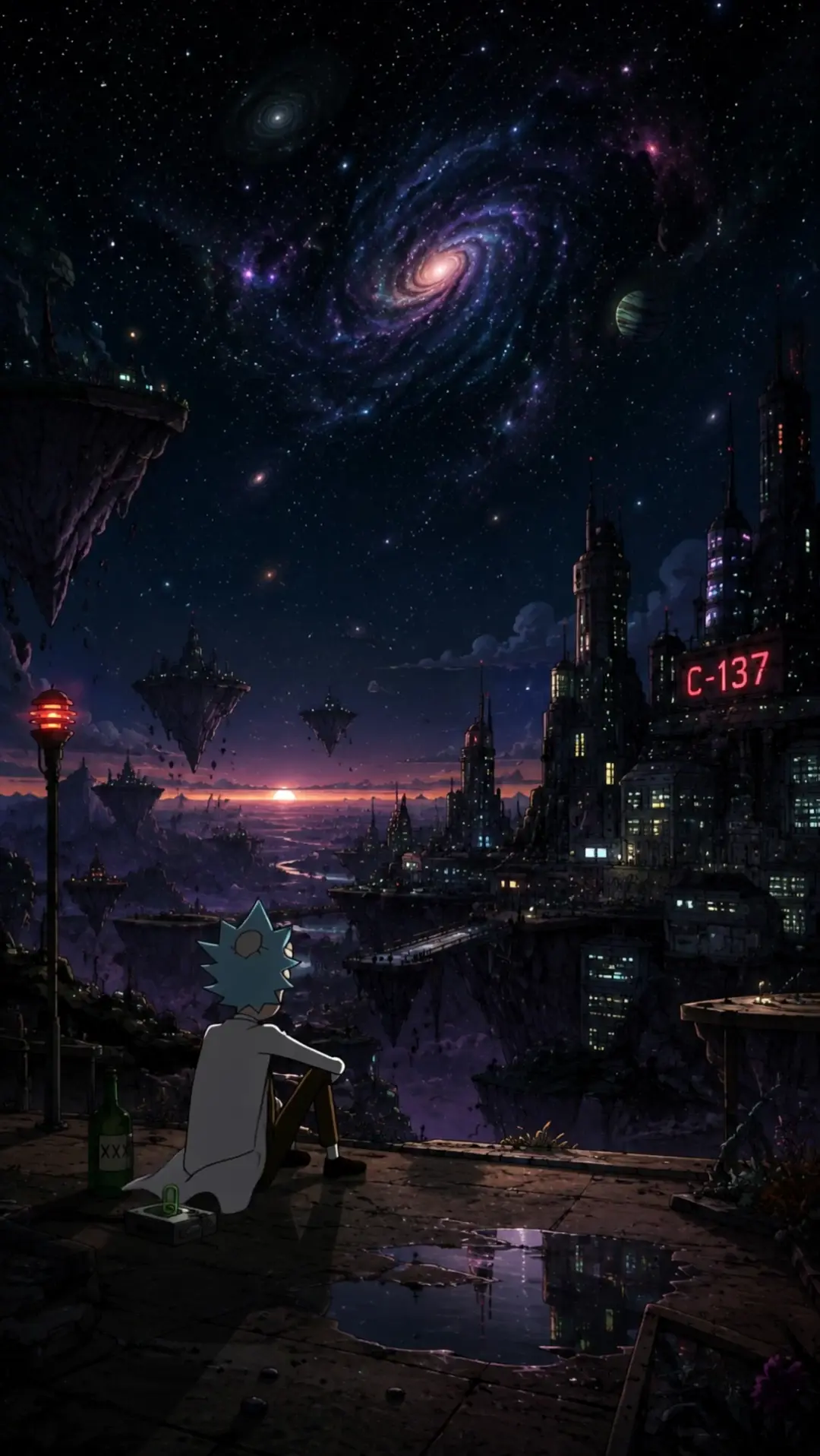 瑞克C-137宇宙星系动态壁纸
