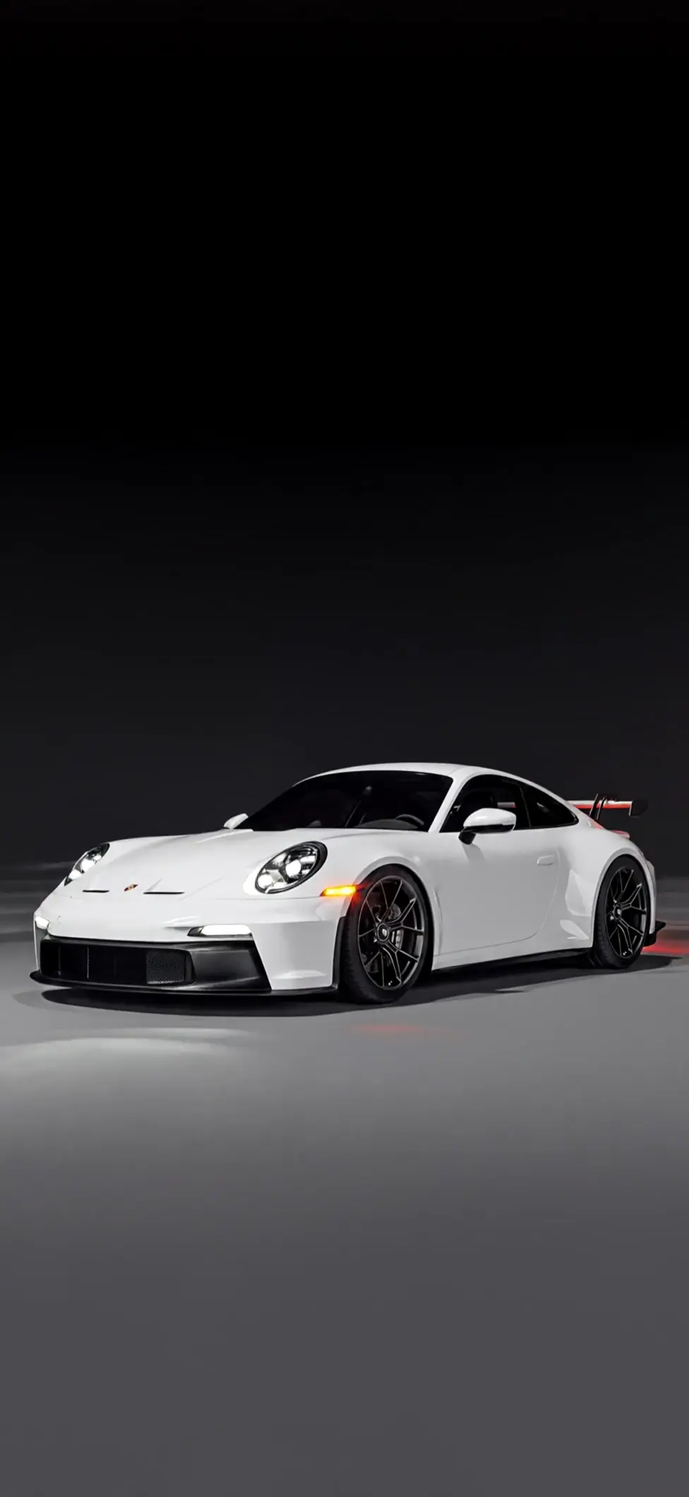 White Porsche 911 GT3 Sports Car Live Wallpaper 4K