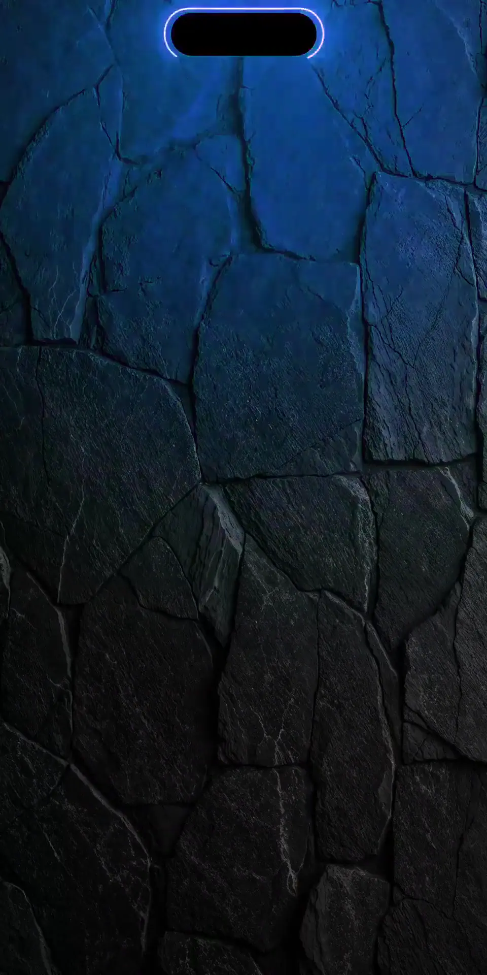 Abstract Neon Stone Wall 3D Live Wallpaper
