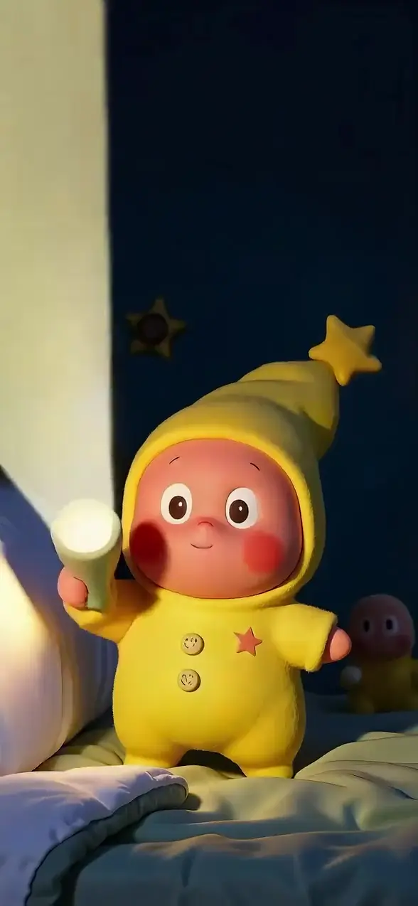 Adorable Mocchi Character Flashlight 4K Live Wallpaper