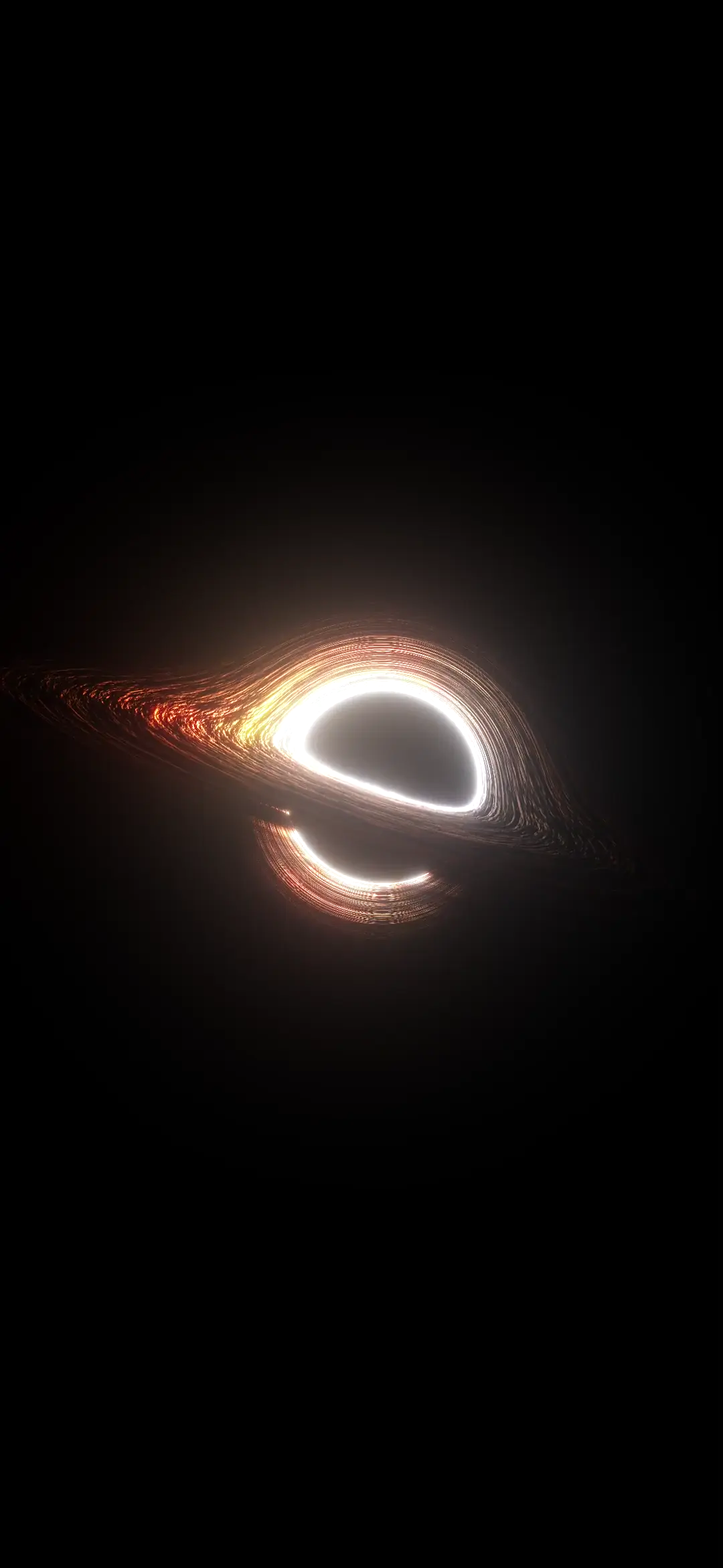 Glowing Black Hole Live Wallpaper for Mobile Devices