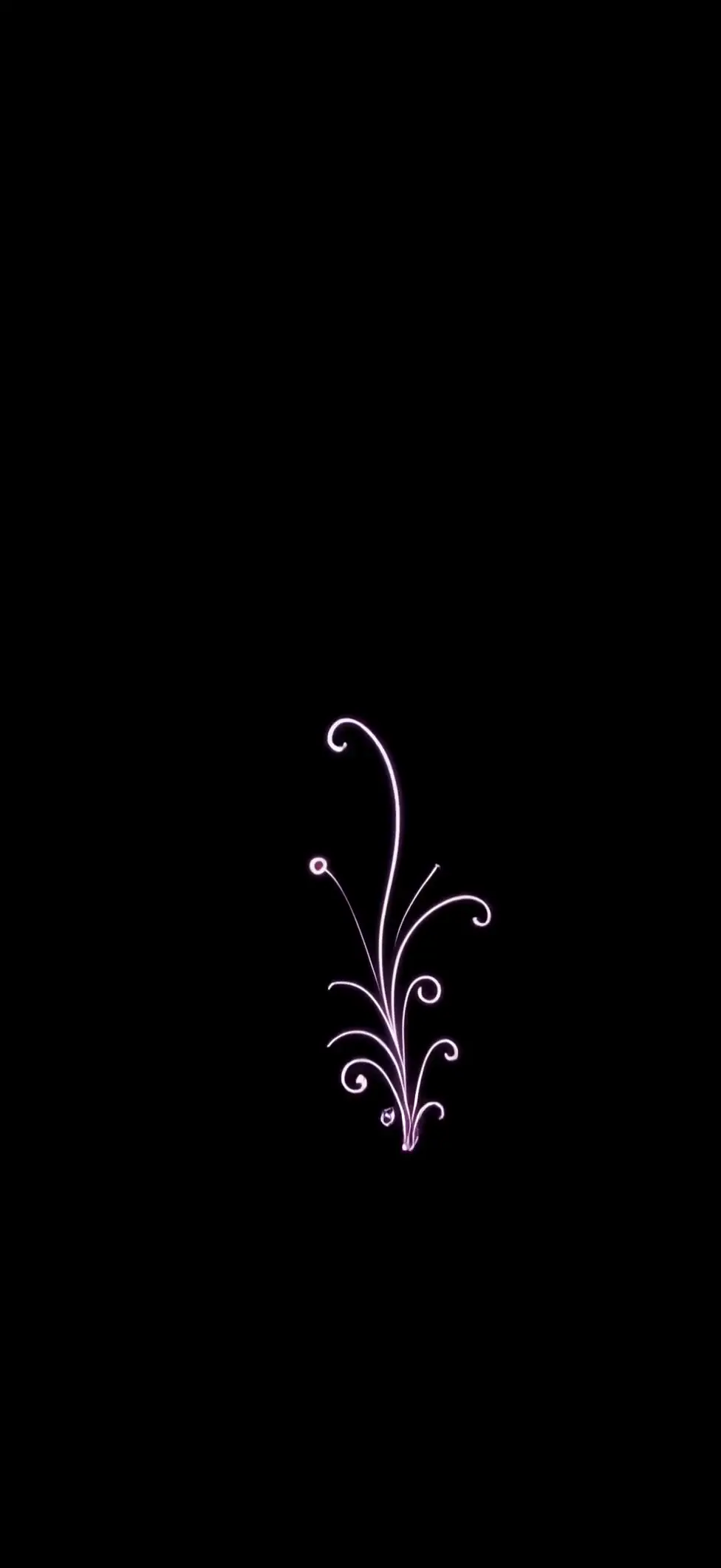 Purple Neon Floral Abstract 4K Live Wallpaper