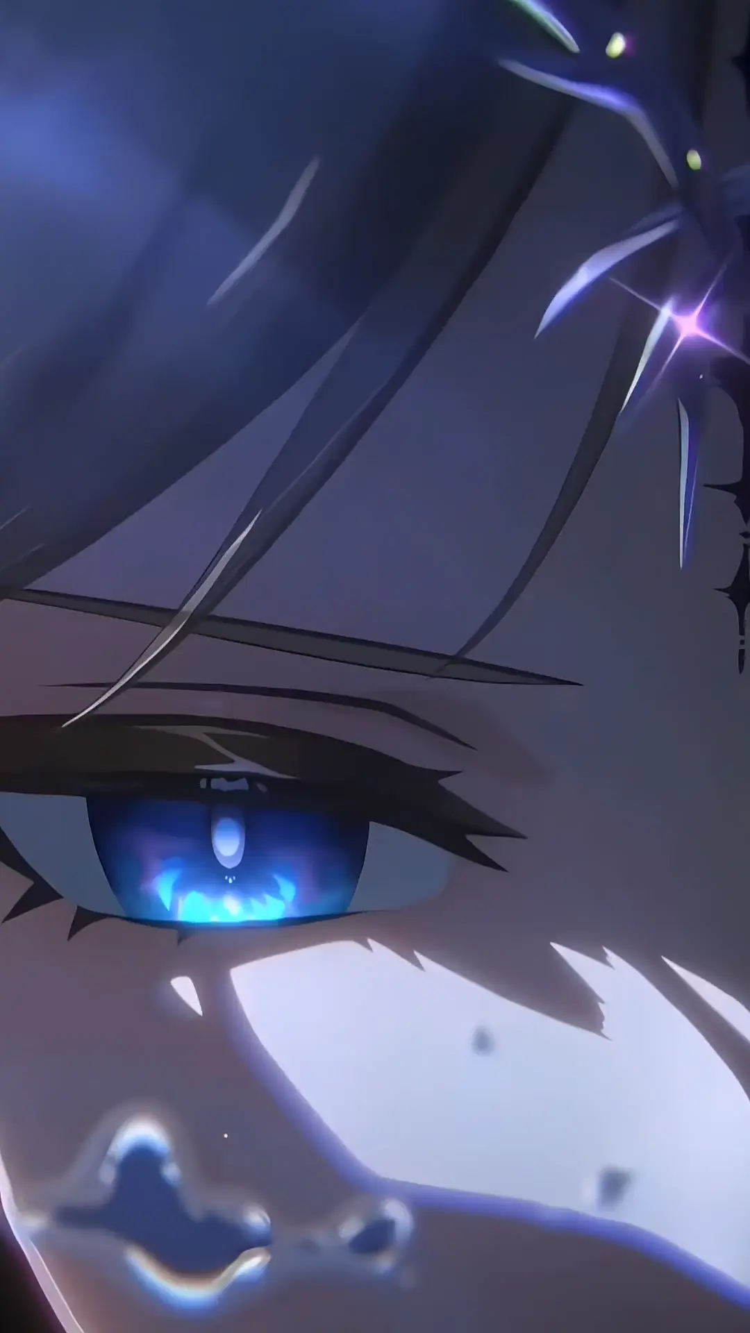 Cartethyia Glowing Eye Anime Amoled Wallpaper