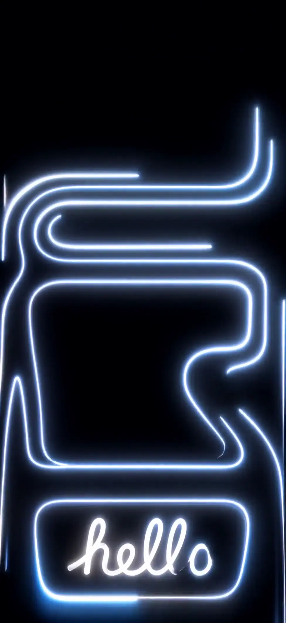 Neon Abstract iPhone Live Wallpaper in 4K