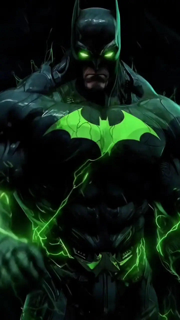 Electric Green Batman 4K Live Wallpaper for Desktop