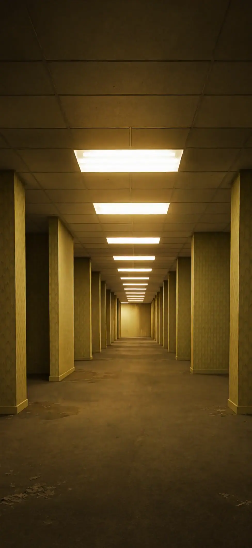 Backrooms Yellow Maze 4K Horror Live Wallpaper