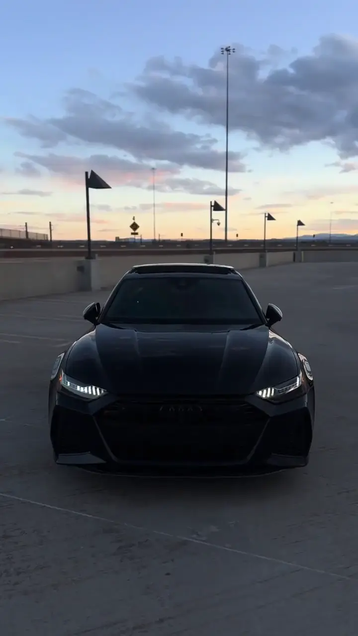 Sleek Black Audi Luxury Car 4K Live Wallpaper