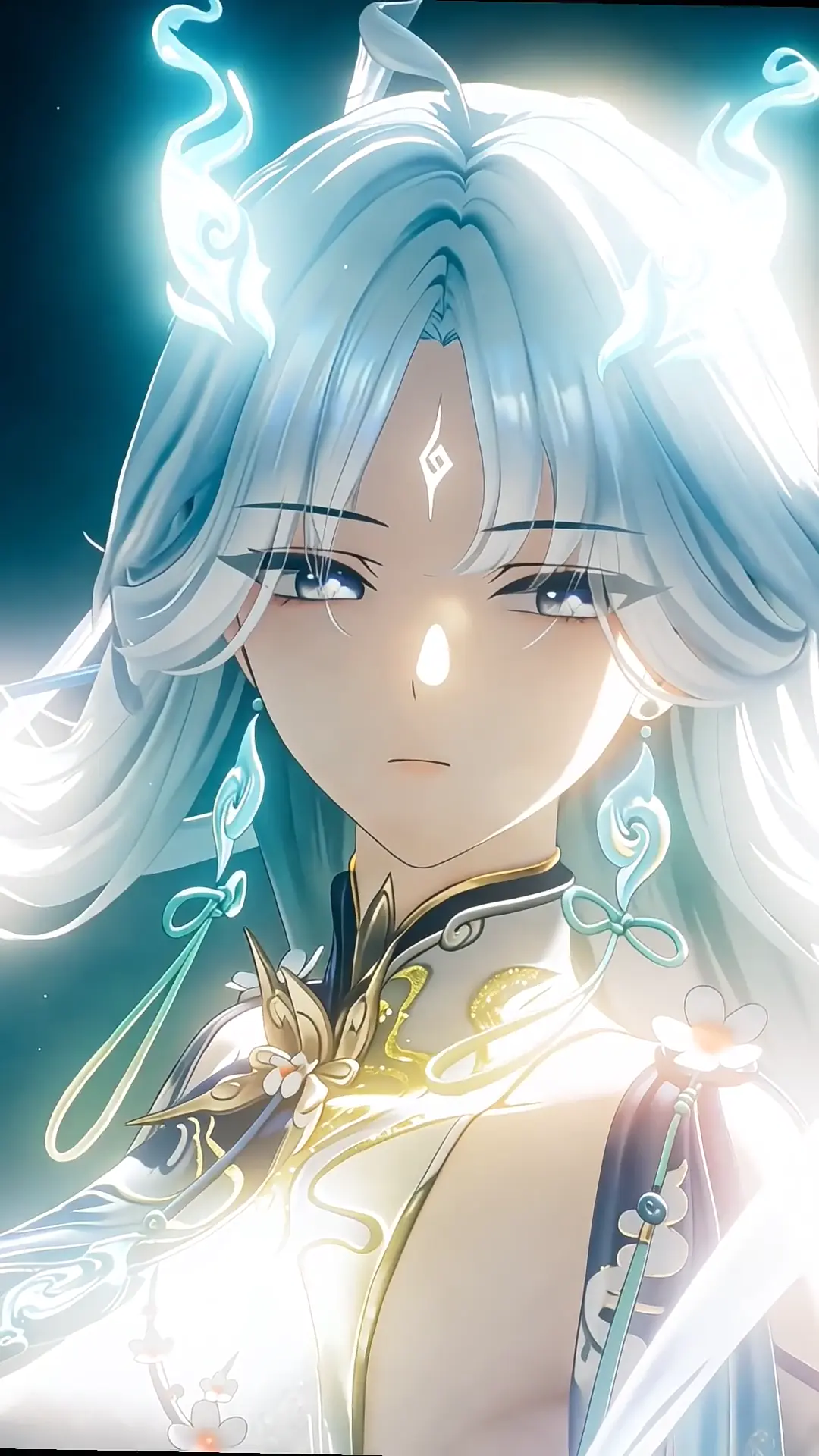 Luminous Anime Girl Fantasy Live Wallpaper in 4K