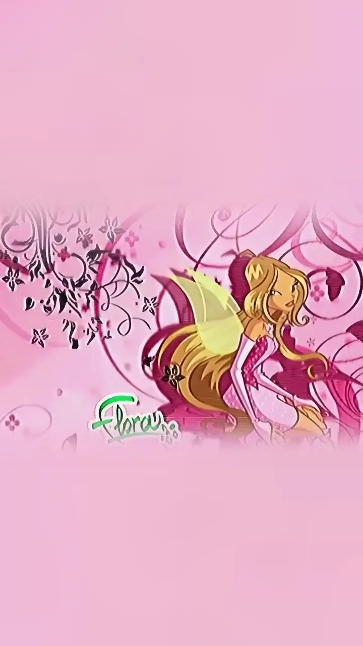 Winx Club Flora Aesthetic Anime Live Wallpaper 4K
