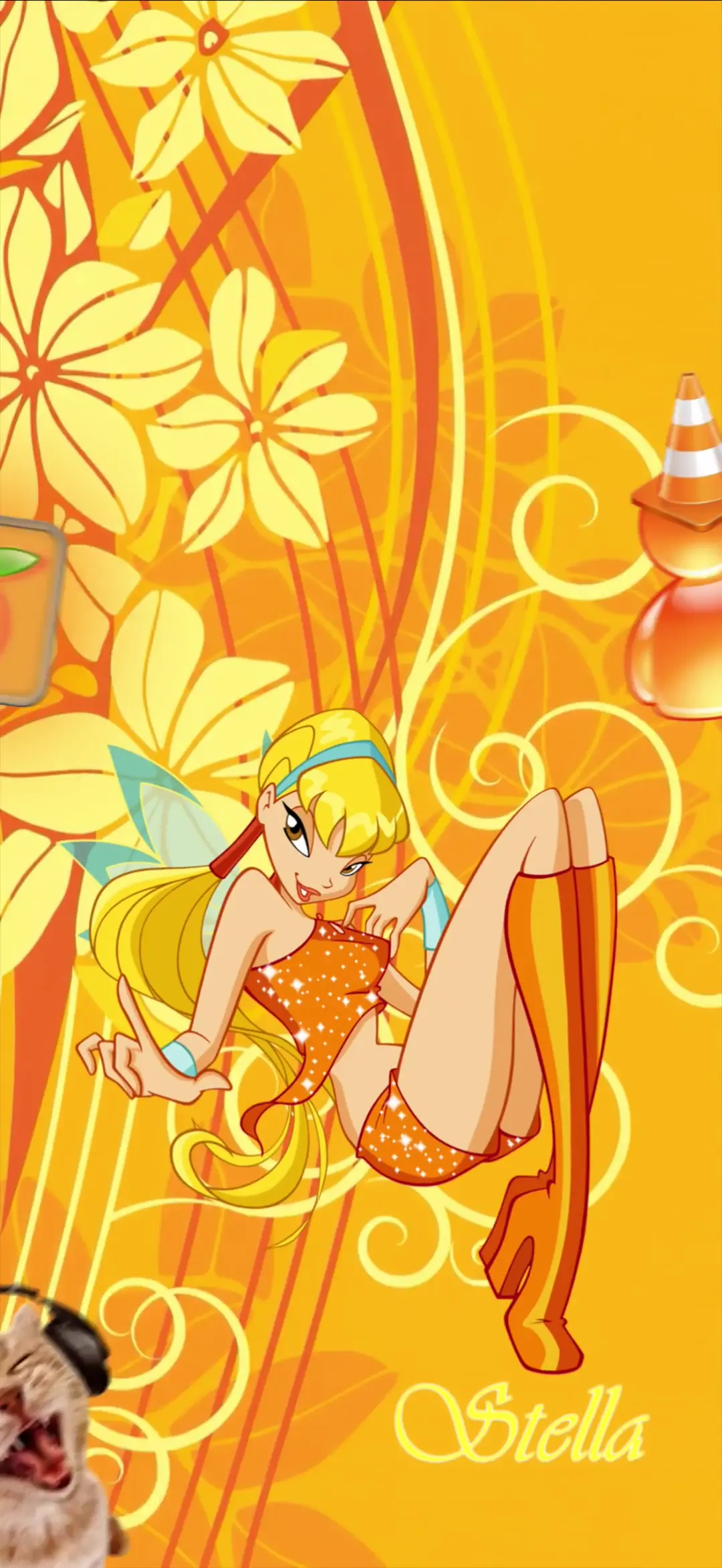Winx Club Stella Aesthetic Anime Live Wallpaper