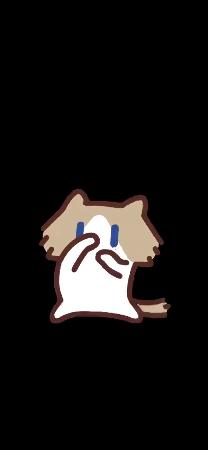 Cute Animated Bubble Cat Live Wallpaper for Mobile