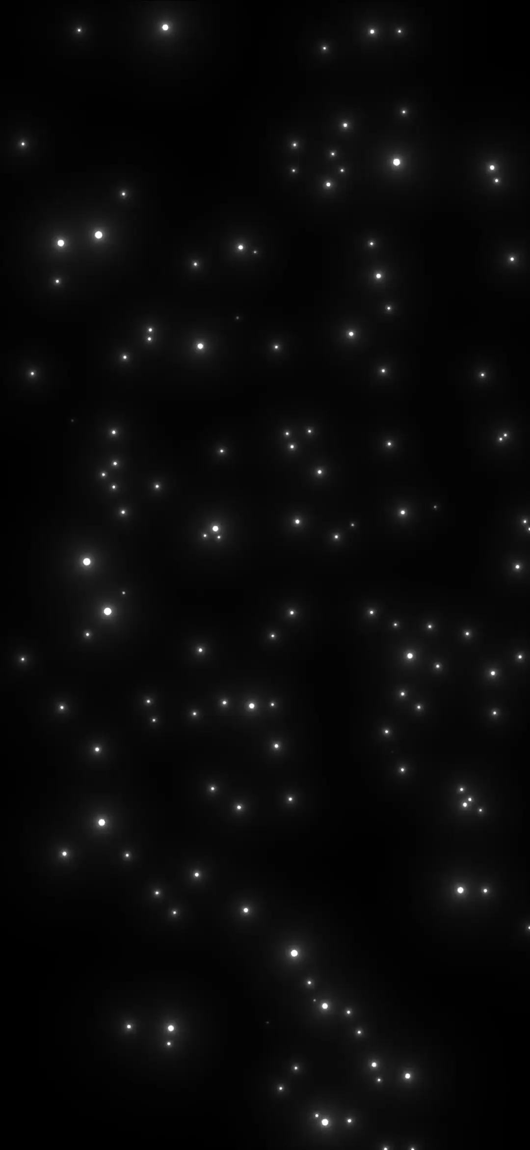 Minimalist Floating White Sparkles Live Wallpaper