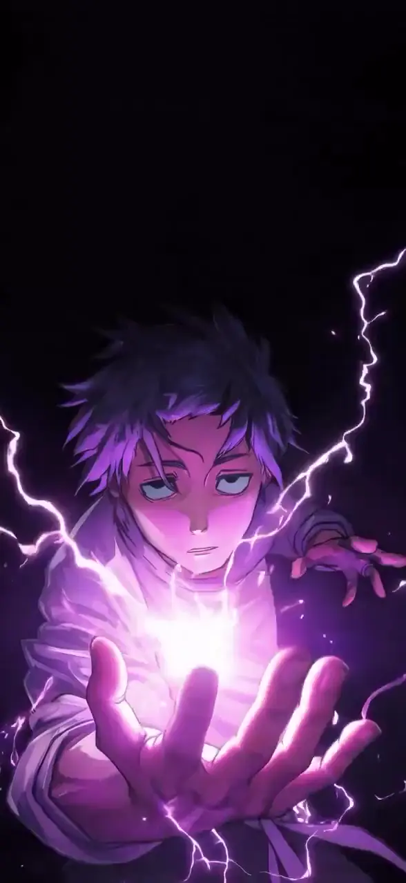 Epic Anime Magic Power Live Wallpaper with Glowing Orb