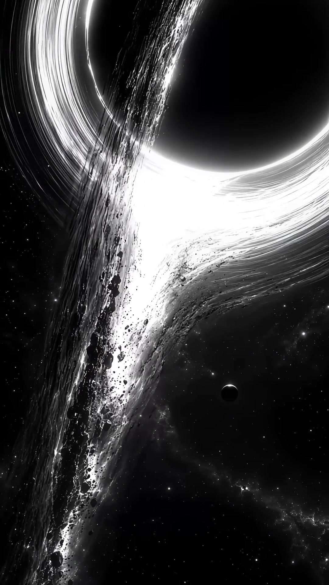 Cosmic Black Hole Swirl