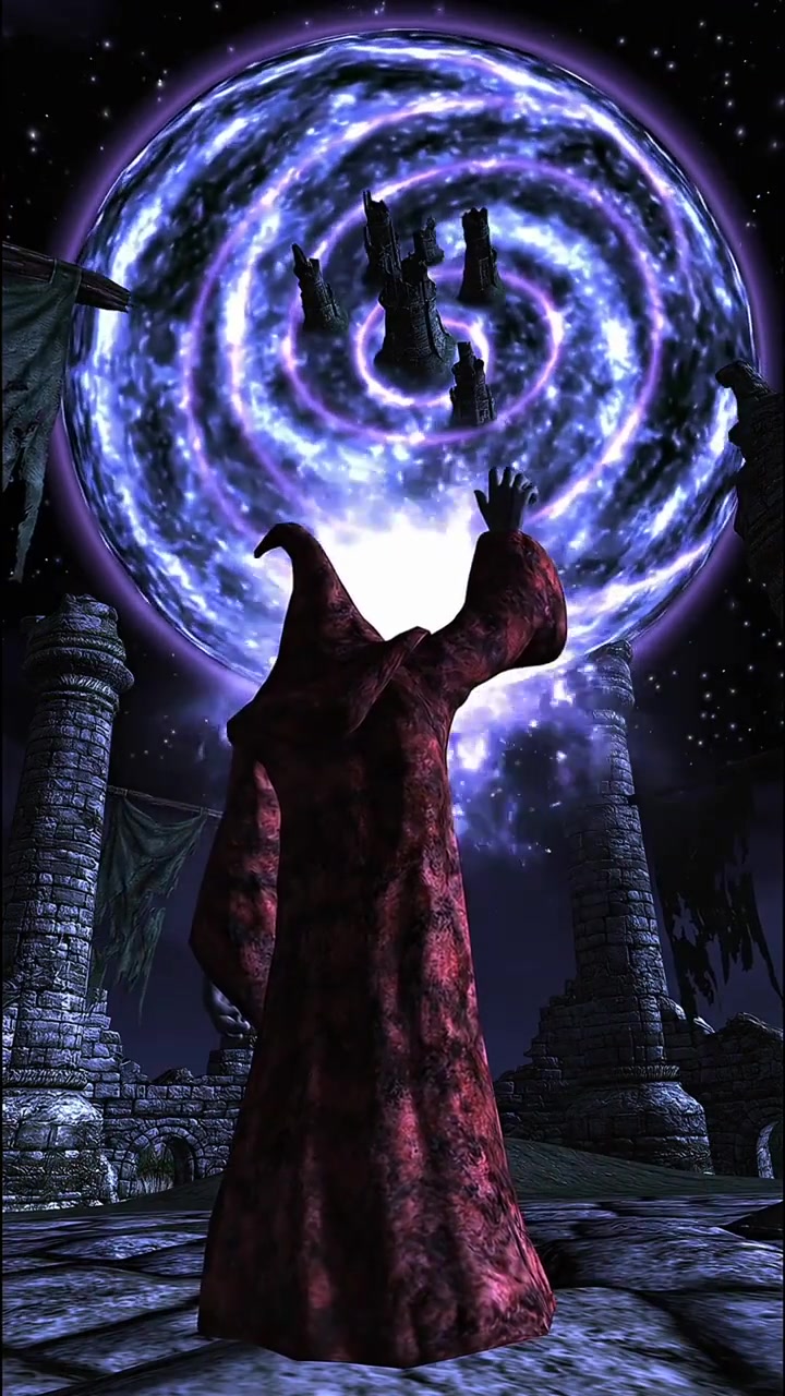 Mystic Wizard Summoning Cosmic Orb