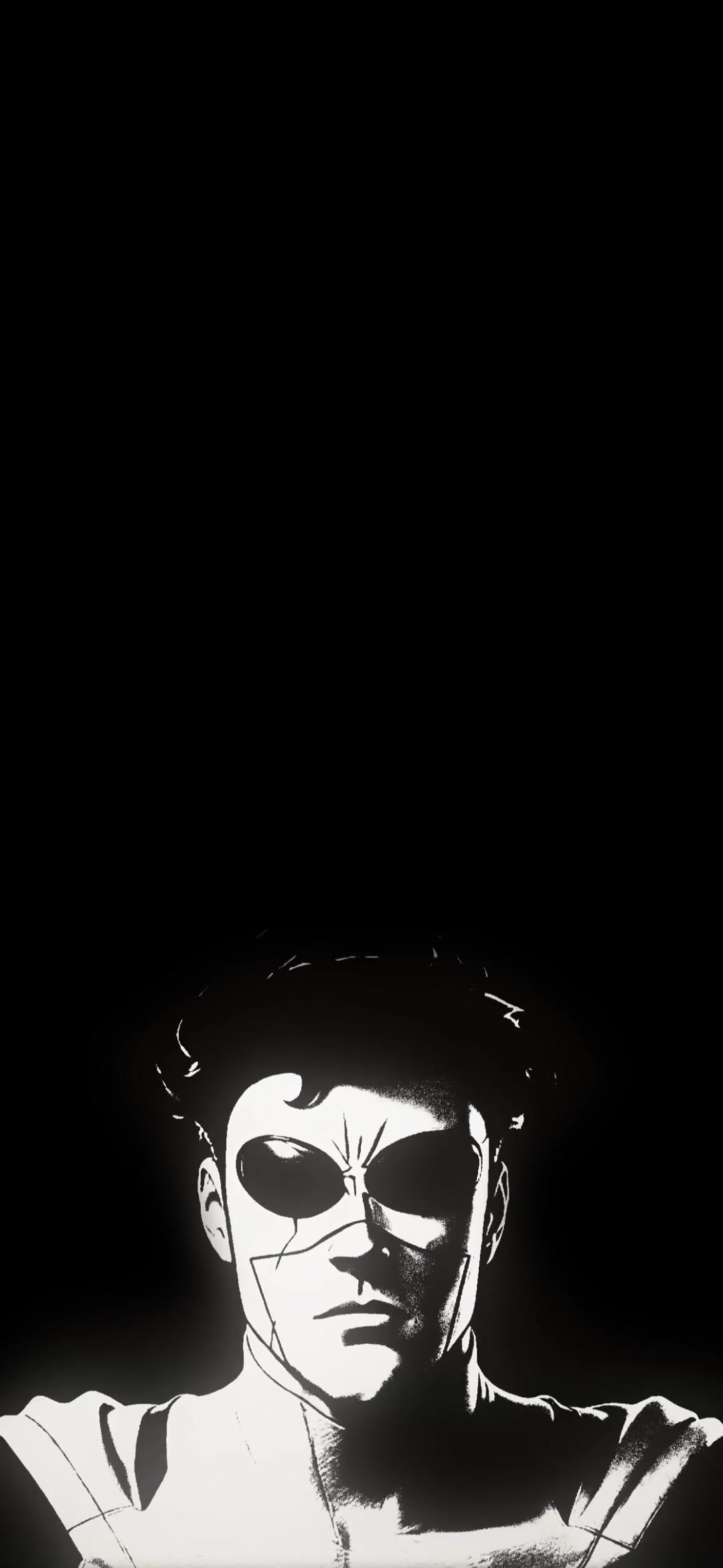 Dramatic Black and White Superhero Portrait