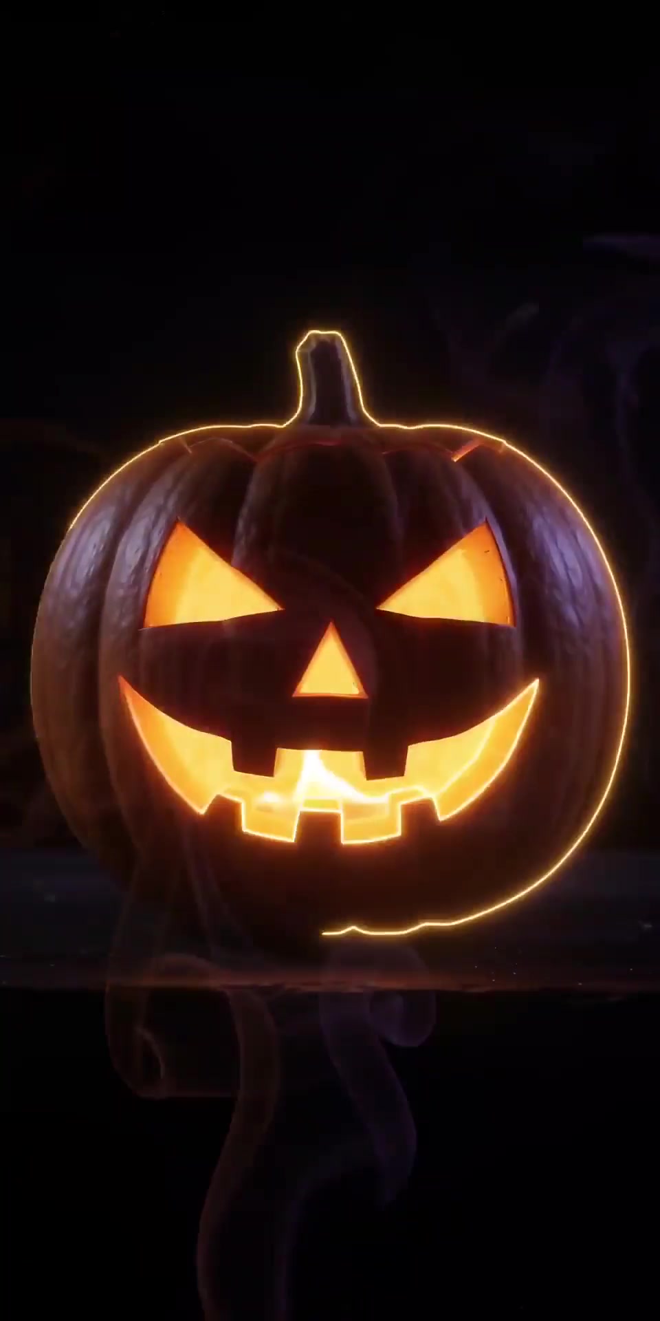 Gleaming Jack-o'-Lantern