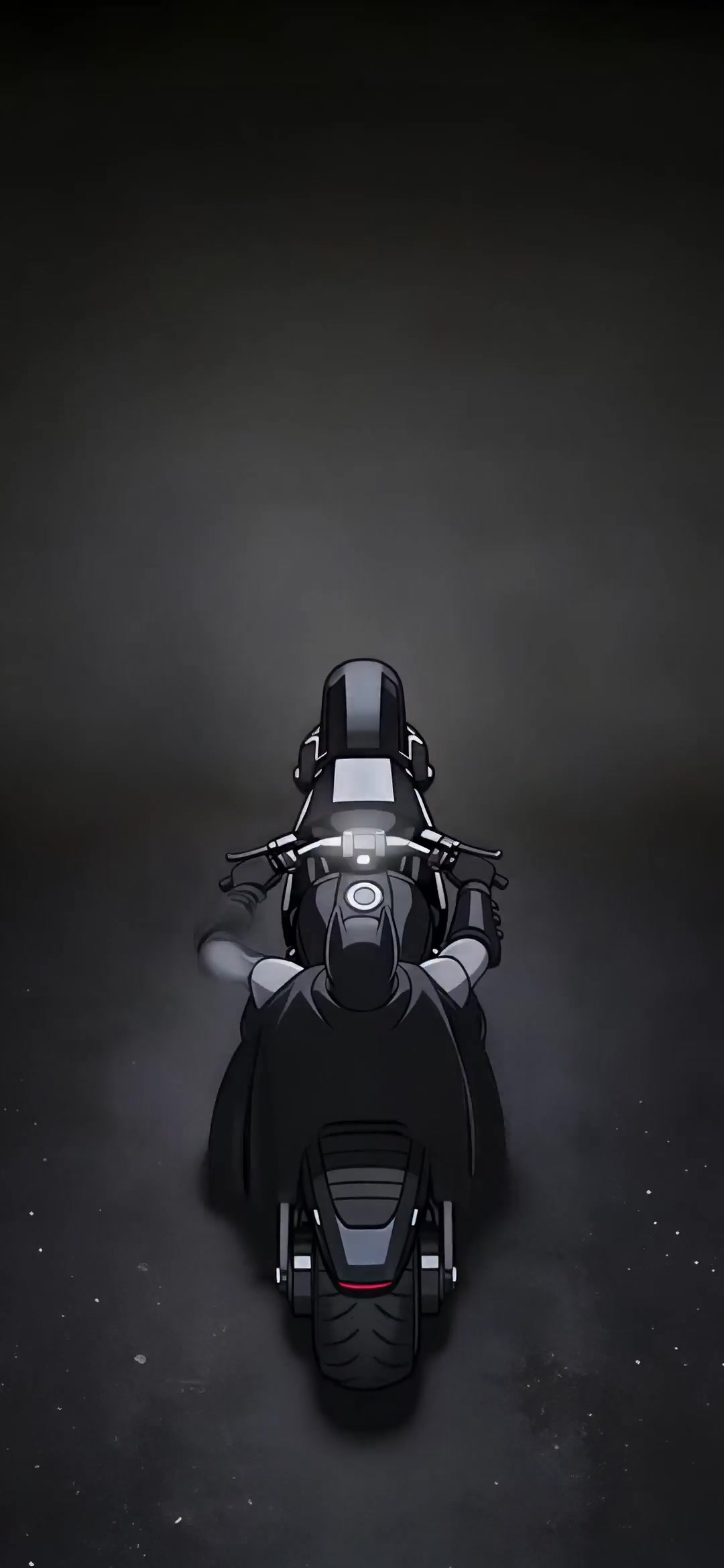 Batman Riding Batcycle