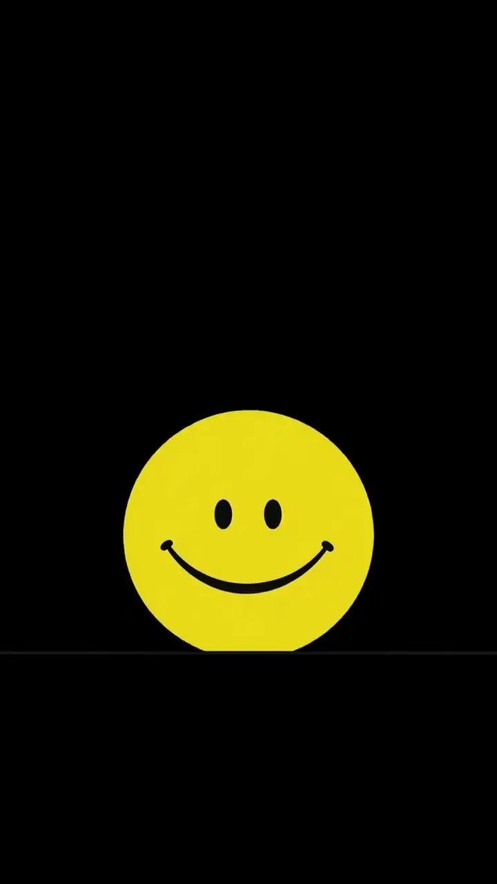 Minimalist Creepy Smiley Face Horror Live Wallpaper 4K