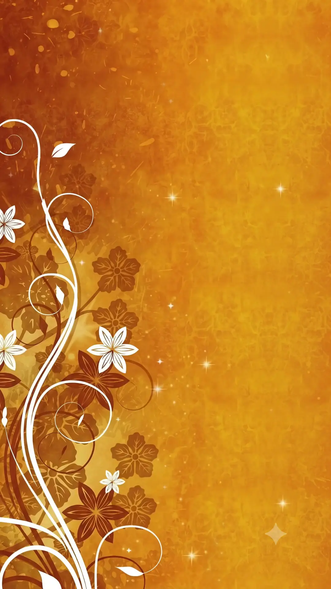Elegant White Floral Vector Live Wallpaper in 4K
