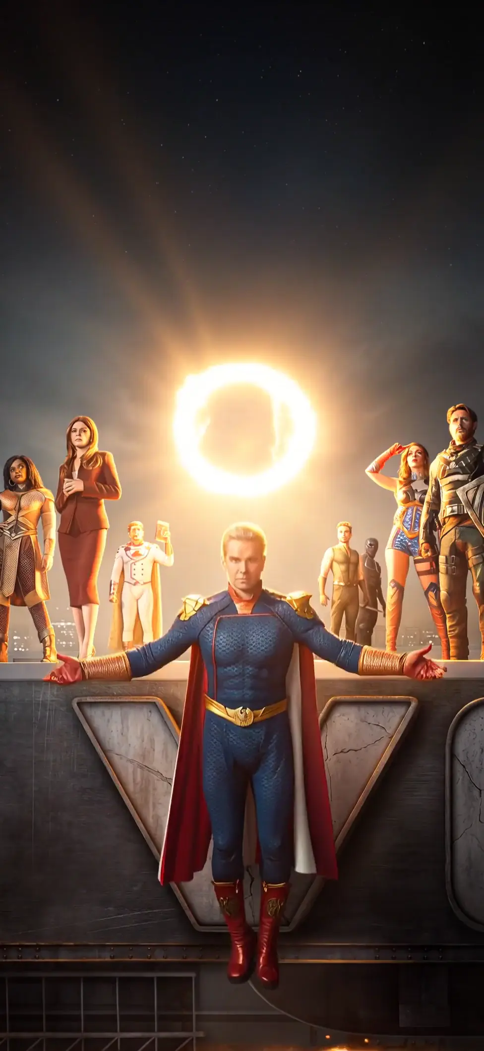 Homelander and The Seven Epic 4K Live Wallpaper | Live Wallpaper ...