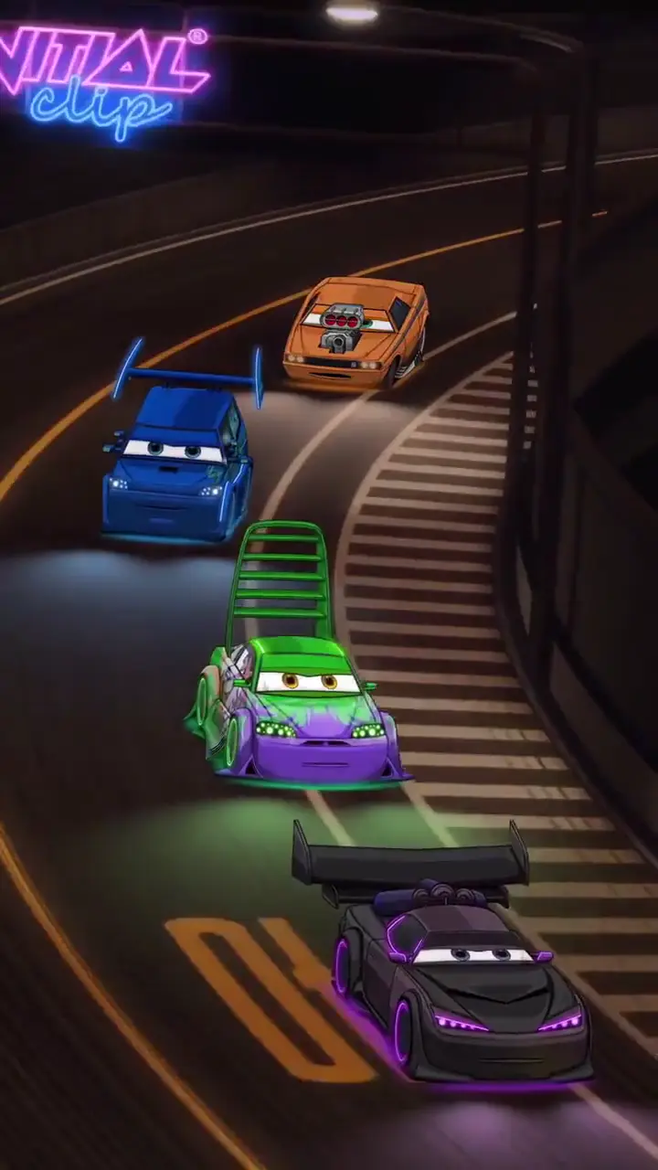 Neon Cars Movie Live Wallpaper for Mobile Devices